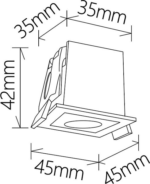 Точечный светильник Mantra Blau 9126