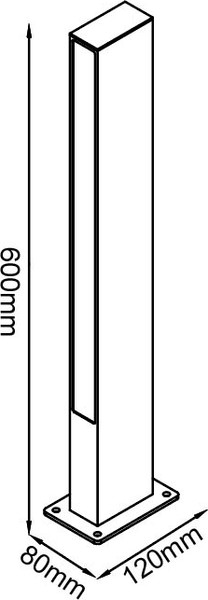 Светильник уличный Mantra Lotus 9158