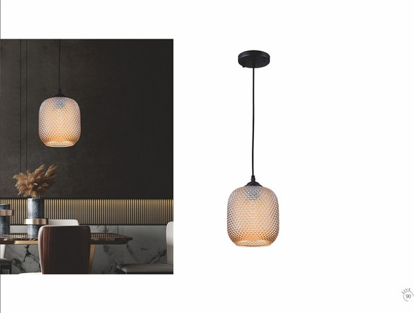 Потолочный светильник ILamp Rich 8105P BK-AM