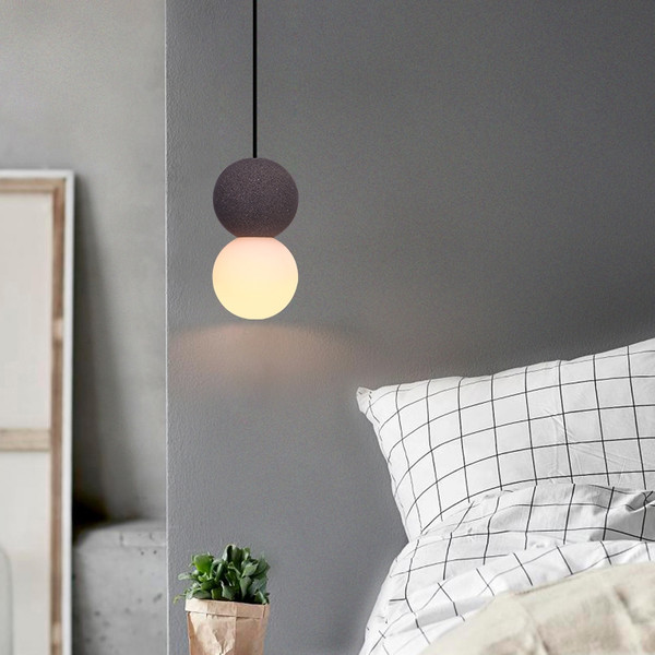 Потолочный светильник ILamp Foxtrot 10694P/1-D100 BK-WH