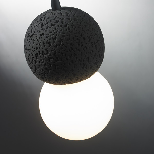 Потолочный светильник ILamp Foxtrot 10694P/1-D100 BK-WH