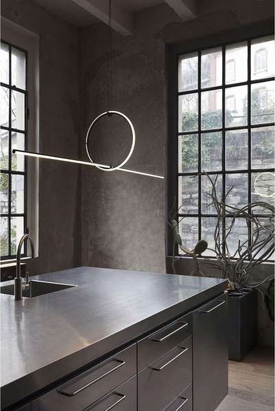 Потолочный светильник ILedex Zoom 10339P/A2-35W-3000K BK-WH