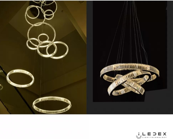 Потолочный светильник ILedex Woodstock 10920P/3-70W-3000K GL-CL 