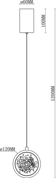 Потолочный светильник ILedex Sonos 2300-1 CR