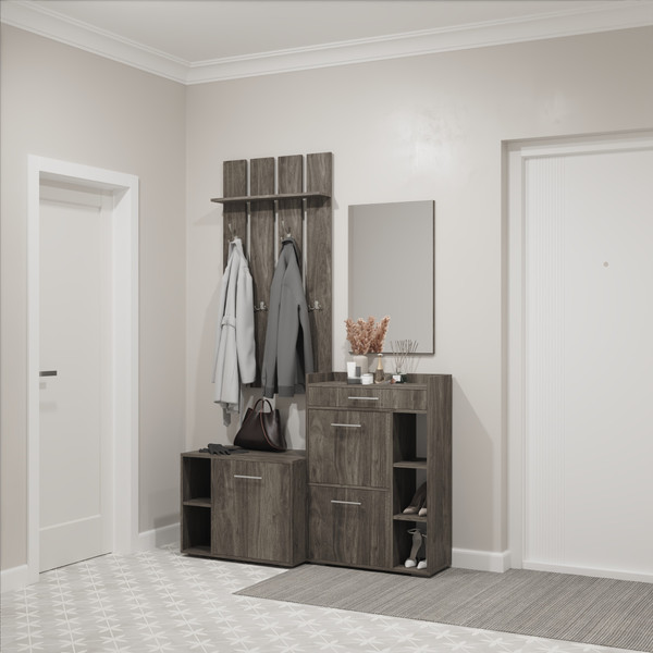 Тумба в прихожую Кортекс-мебель Лара ТП4