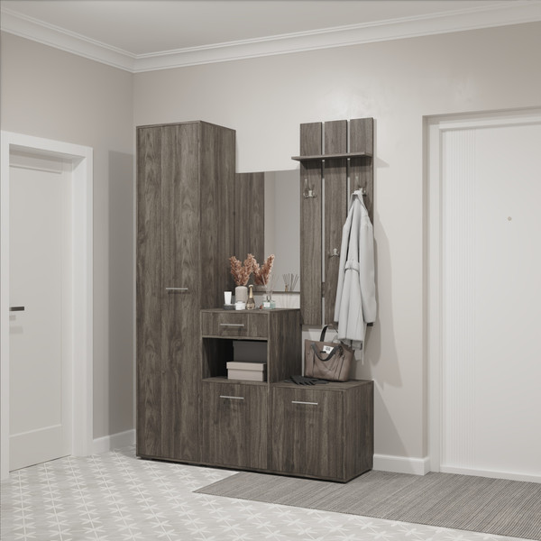 Секция в прихожую Кортекс-мебель Лара СП 2