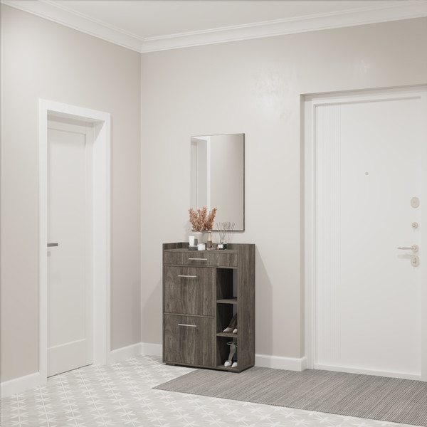 Секция в прихожую Кортекс-мебель Лара СП 5