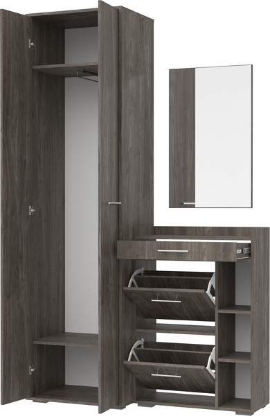 Секция в прихожую Кортекс-мебель Лара СП 6