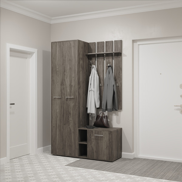 Секция в прихожую Кортекс-мебель Лара СП 9