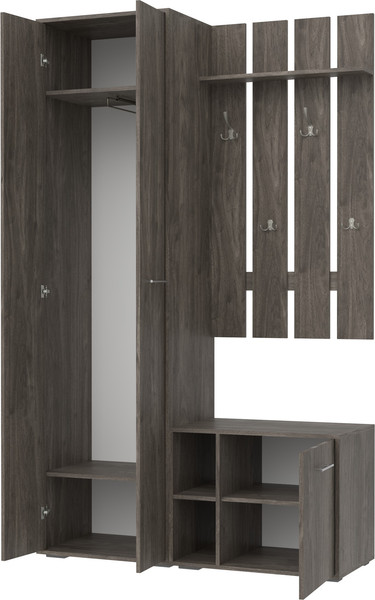 Секция в прихожую Кортекс-мебель Лара СП 9