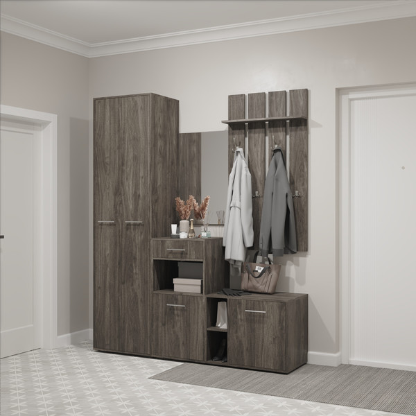 Секция в прихожую Кортекс-мебель Лара СП11