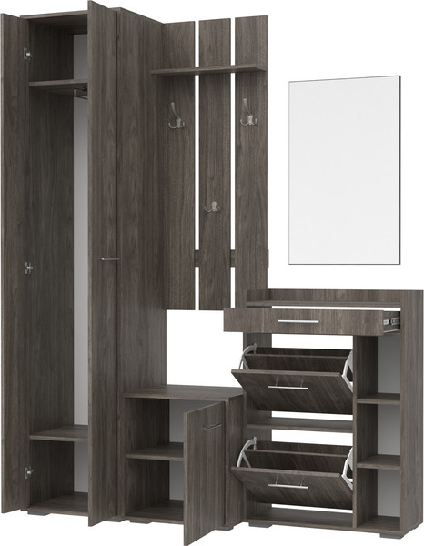 Секция в прихожую Кортекс-мебель Лара СП12
