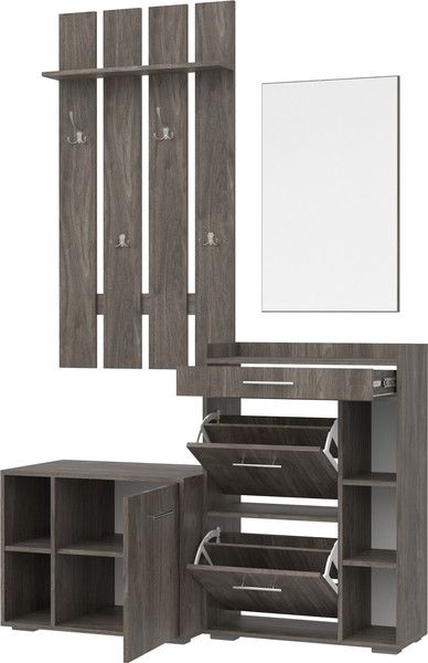 Секция в прихожую Кортекс-мебель Лара СП13