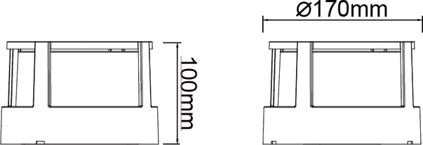 Бра уличное Mantra Creek 8858