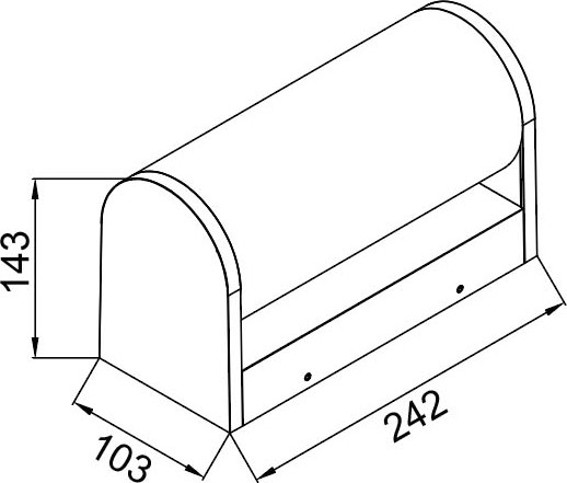 Бра уличное Mantra Gant 9280