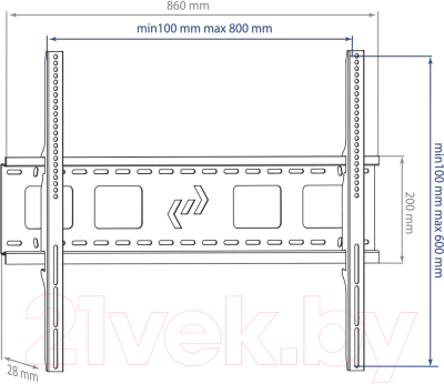 Кронштейн для телевизора Kromax Star-1