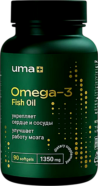 Жирные кислоты UMA + Omega-3 900мг - фото