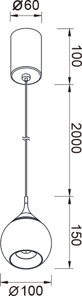 Потолочный светильник Mantra Drop 8891