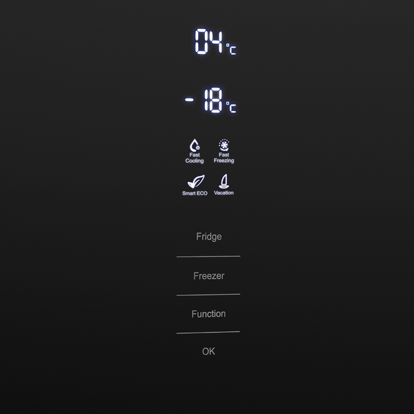 Холодильник с морозильником Maunfeld MFF185NFB Inverter