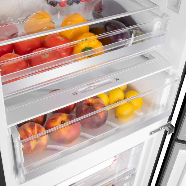 Холодильник с морозильником Maunfeld MFF185NFB Inverter