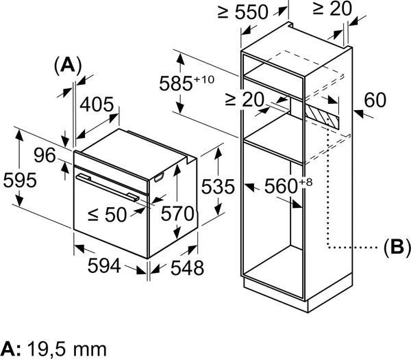 Электрический духовой шкаф Bosch HBA514BB3