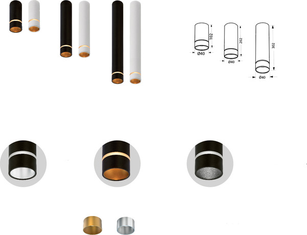 Точечный светильник Mantra Split 8879