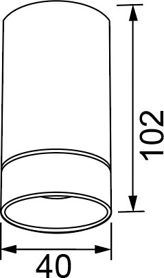 Точечный светильник Mantra Split 8880