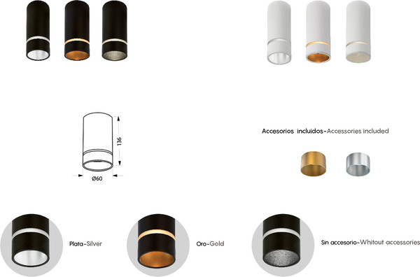 Точечный светильник Mantra Split 8885