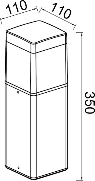 Светильник уличный Mantra Chicago 8847