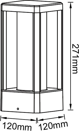 Светильник уличный Mantra Nevada 8900
