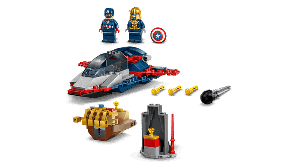 Конструктор Lego Marvel Капитан Америка против Таноса 76319