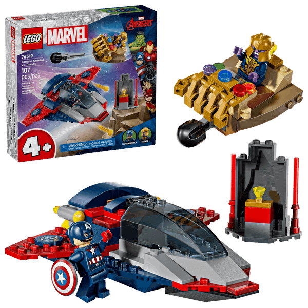 Конструктор Lego Marvel Капитан Америка против Таноса 76319