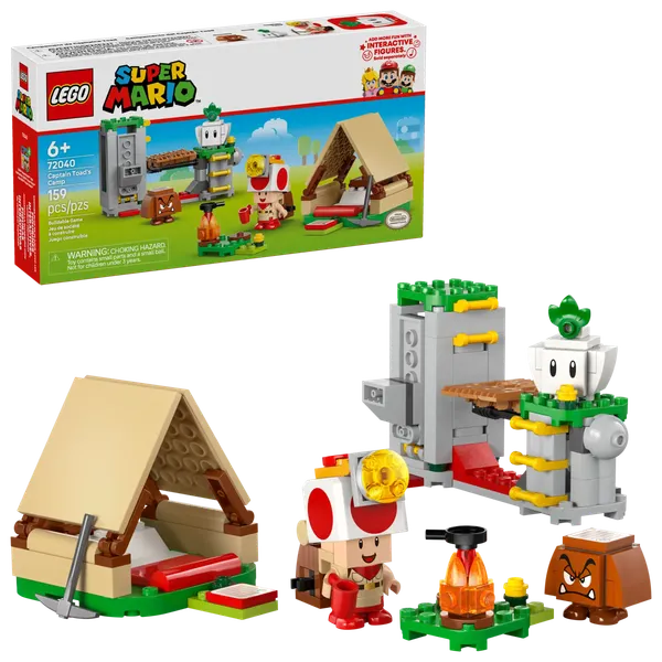 Конструктор Lego Super Mario Лагерь капитана Тоада 72040