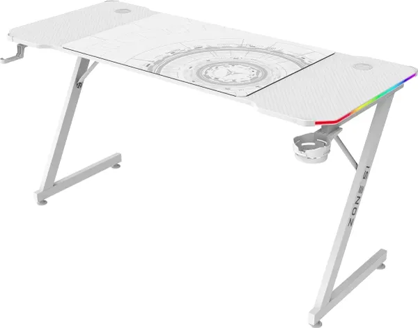 Геймерский стол Zone 51 Trine 140 RGB / Z51-T4R-WH