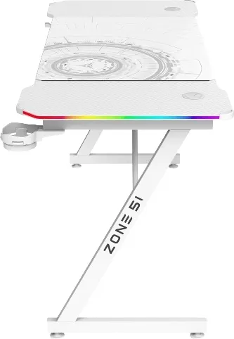 Геймерский стол Zone 51 Trine 140 RGB / Z51-T4R-WH