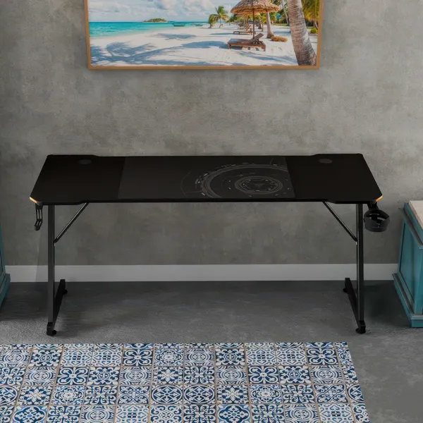 Геймерский стол Zone 51 Trine 160 RGB / Z51-T6R-BK