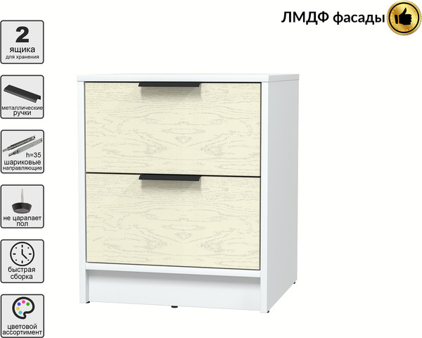 Прикроватная тумба Интерлиния Концепт КТ-ТК1-57 Глосс