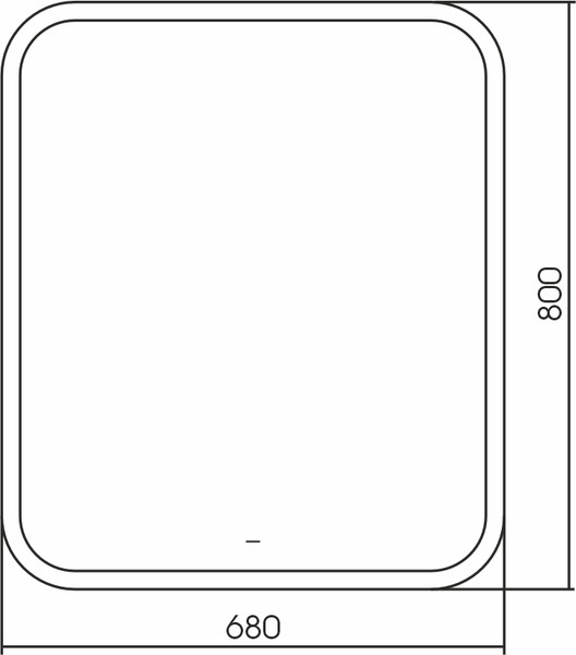 Зеркало Silver Mirrors Forma 68x80 / LED-00002761