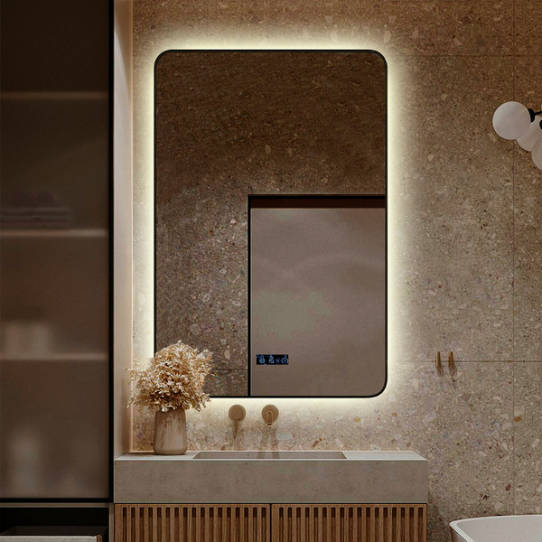 Зеркало Silver Mirrors Incanto Black 80x120 / LED-00002883 - фото