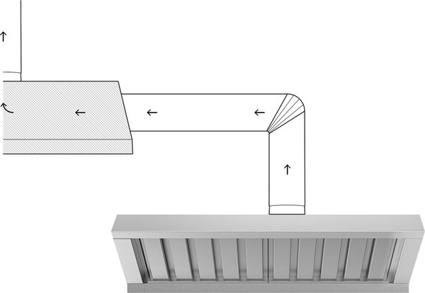 Зонт вытяжной Unox XEKHT-HCHS