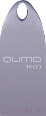 Usb flash накопитель Qumo Cosmos 16GB Silver / QM16GUD-Cos - фото