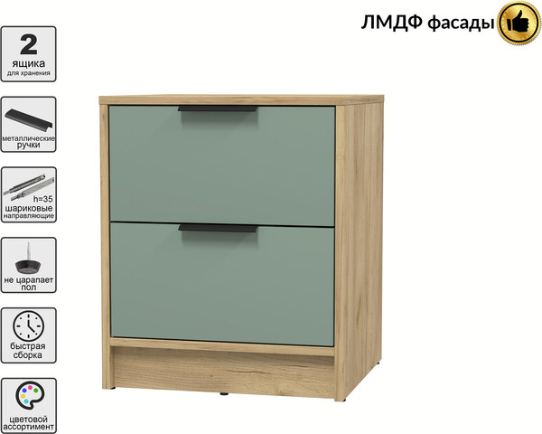 Прикроватная тумба Интерлиния Концепт КТ-ТК1-57 Глосс