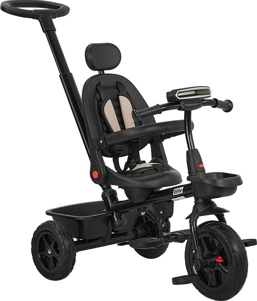 Трехколесный велосипед с ручкой Pituso Elite / JY-T07B-25 (бежевый)