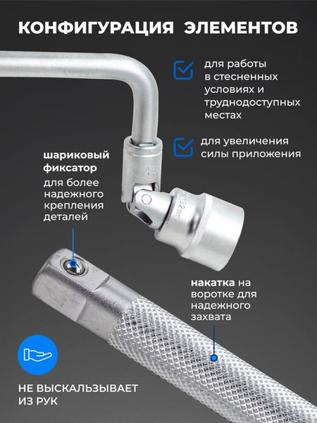 Набор головок слесарных Forsage F-4159