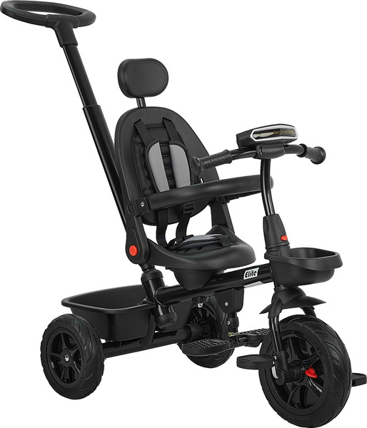 Трехколесный велосипед с ручкой Pituso Elite / JY-T07B-25 (серый)