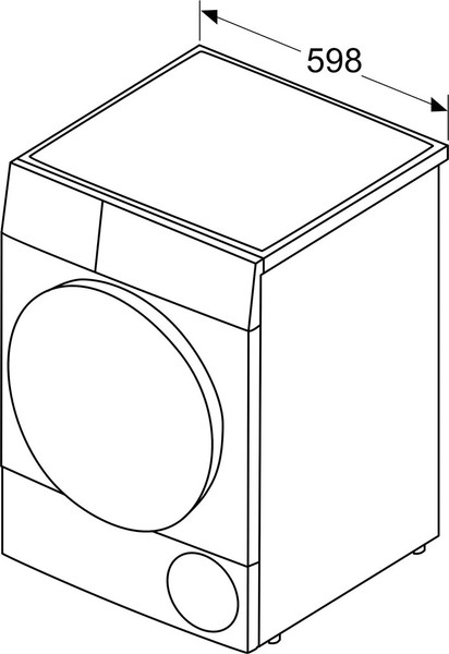 Сушильная машина Bosch WTH85V9FPL