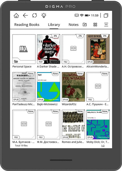 Электронная книга Digma Pro Cosmic 6