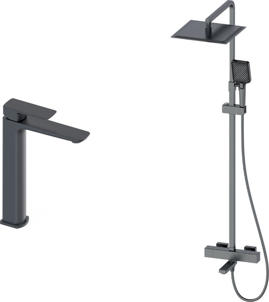 Душевая система со смесителем Oliveeka OL-739901+239003-BGM