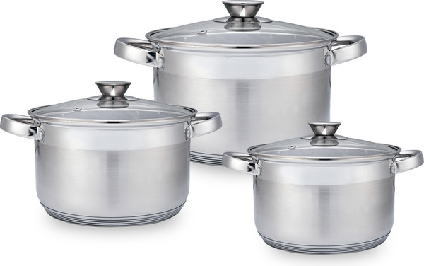 Набор кастрюль Appetite Silver WT20SET2