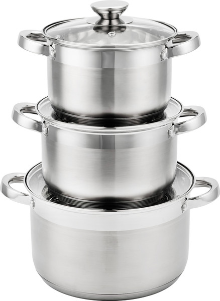 Набор кастрюль Appetite Silver WT20SET2